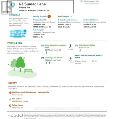 63 Sumac Lane Scugog ON L9L 2C3