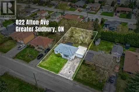 822 Afton Avenue Sudbury ON P3A 3R9