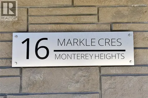 16 Markle Crescent Ancaster ON L9G 0H4