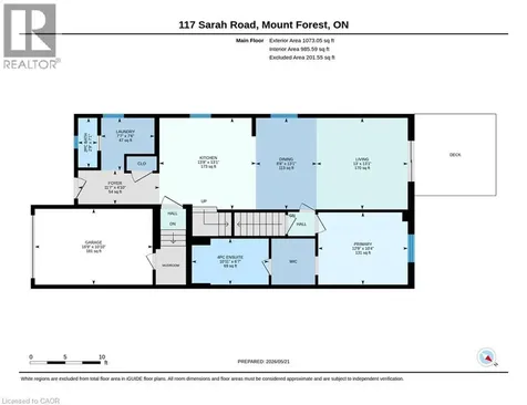 117 Sarah Road Mount Forest ON N0G 2L2