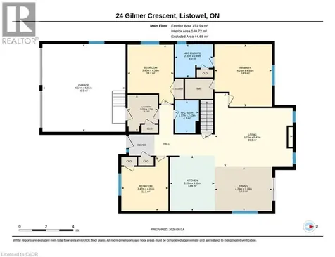 24 Gilmer Crescent Listowel ON N4W 0H2