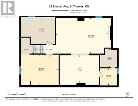 26 Sinclair Avenue St. Thomas ON N5R 3A8