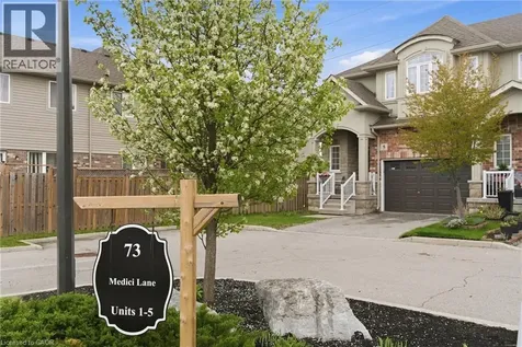 73 Medici Lane Hamilton ON L9B 0H3