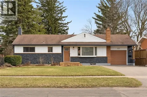 137 Donald Street Kitchener ON N2B 3G7