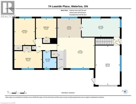74 Leaside Place Waterloo ON N2J 2N5