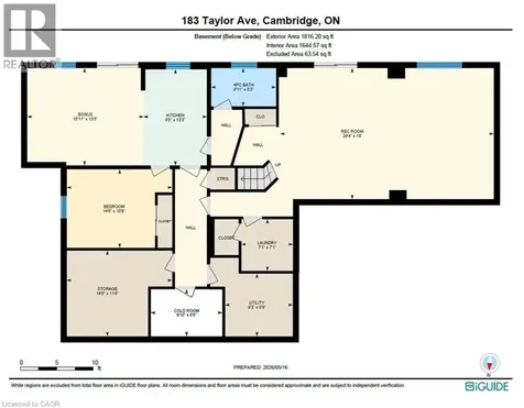 183 Taylor Cambridge ON N1R 8H9