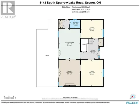 3143 South Sparrow Lake Road Severn ON L0K 2B0