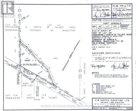 Pt Lt 34 1st Concession Ntr Road Norfolk ON N4B 2W5