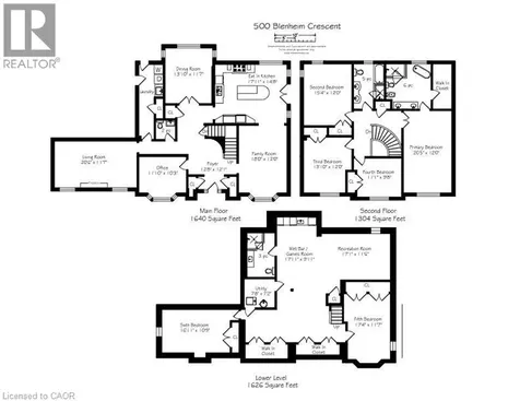 500 Blenheim Crescent Oakville ON L6J 6P7