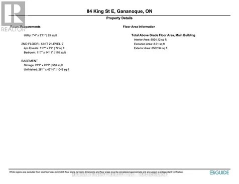 84 King Street East Gananoque ON K7G 1G1