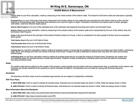 84 King Street East Gananoque ON K7G 1G1
