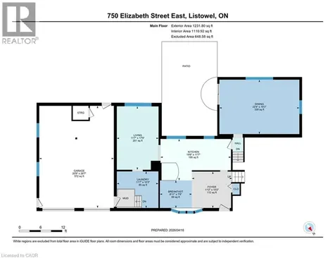750 Elizabeth Street East Listowel ON N4W 2R6