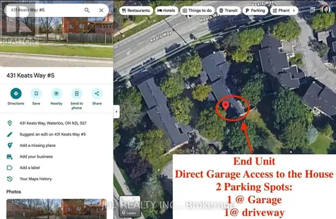 431 Keats Way Waterloo ON N2L 5S7