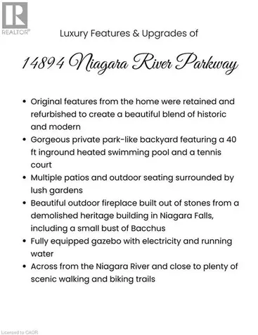 14894 Niagara River Parkway Niagara-on-the-lake ON L0S 1J0
