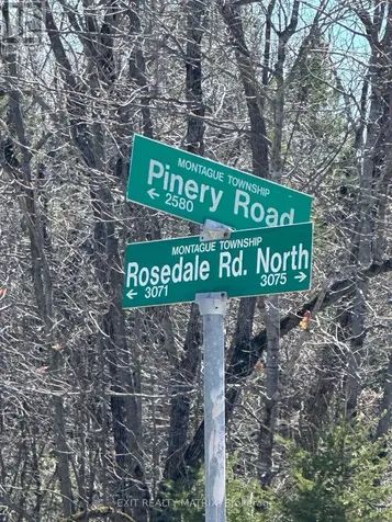 00 Rosedale Rd. Road North Montague ON K7A 4S7