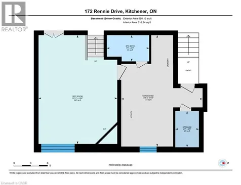 172 Rennie Drive Kitchener ON N2A 1J6