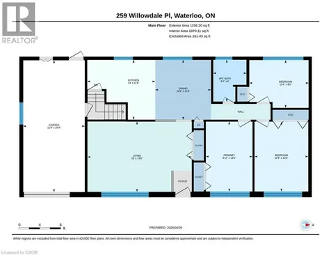 259 Willowdale Place Waterloo ON N2J 3M5