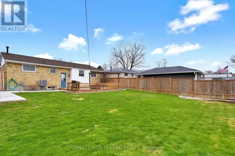 19 Sparta Street St. Thomas ON N5R 5H1