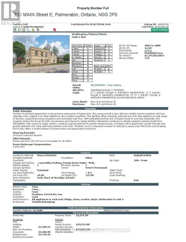 213 Main Street East Minto ON N0G 2P0