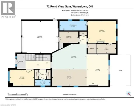72 Pond View Gate Waterdown ON L8B 2A1