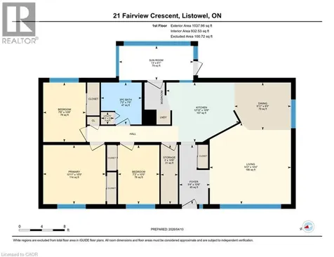 21 Fairview Crescent Listowel ON N4W 3G8