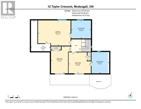 12 Taylor Crescent Mcdougall ON P2A 2W9