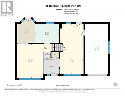 135 Burbank Road Kitchener ON N2B 1E3
