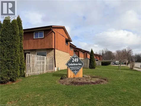 249 Cedarbrae Avenue Waterloo ON N2L 4S8