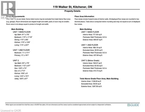 119 Walker Street Kitchener ON N2A 1S4