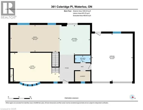 361 Coleridge Place Waterloo ON N2L 2V7