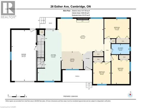 26 Esther Avenue Cambridge ON N1S 4L6