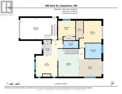406 Dore Street South Casselman ON K0A 1M0