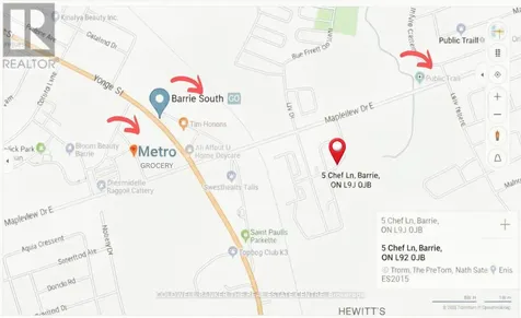 5 Chef Lane Barrie ON L9J 0J8
