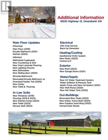 18555 Highway 12 Scugog ON L0C 1B0