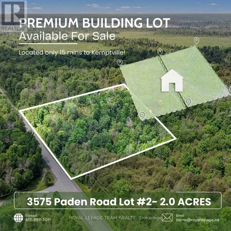 L2-3575 Paden Road Ottawa ON K0A 2T0