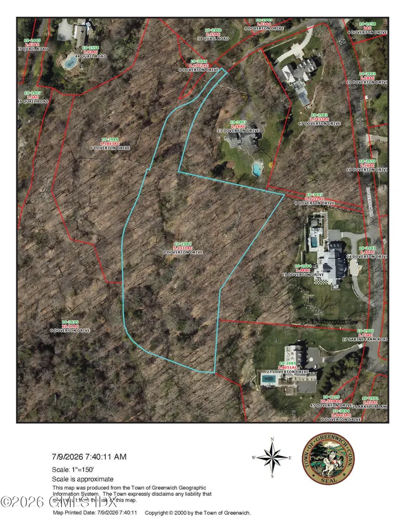 0 Doverton Drive, Lot 2 Greenwich CT 06830