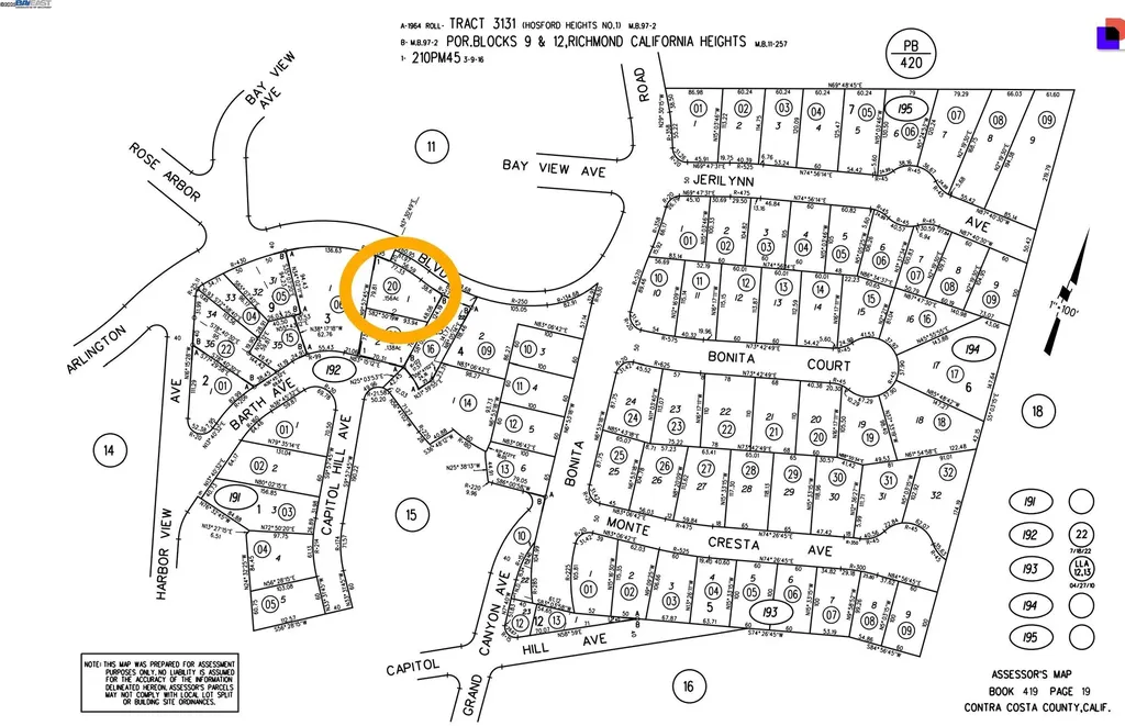 0 Barth Avenue Richmond CA 94806