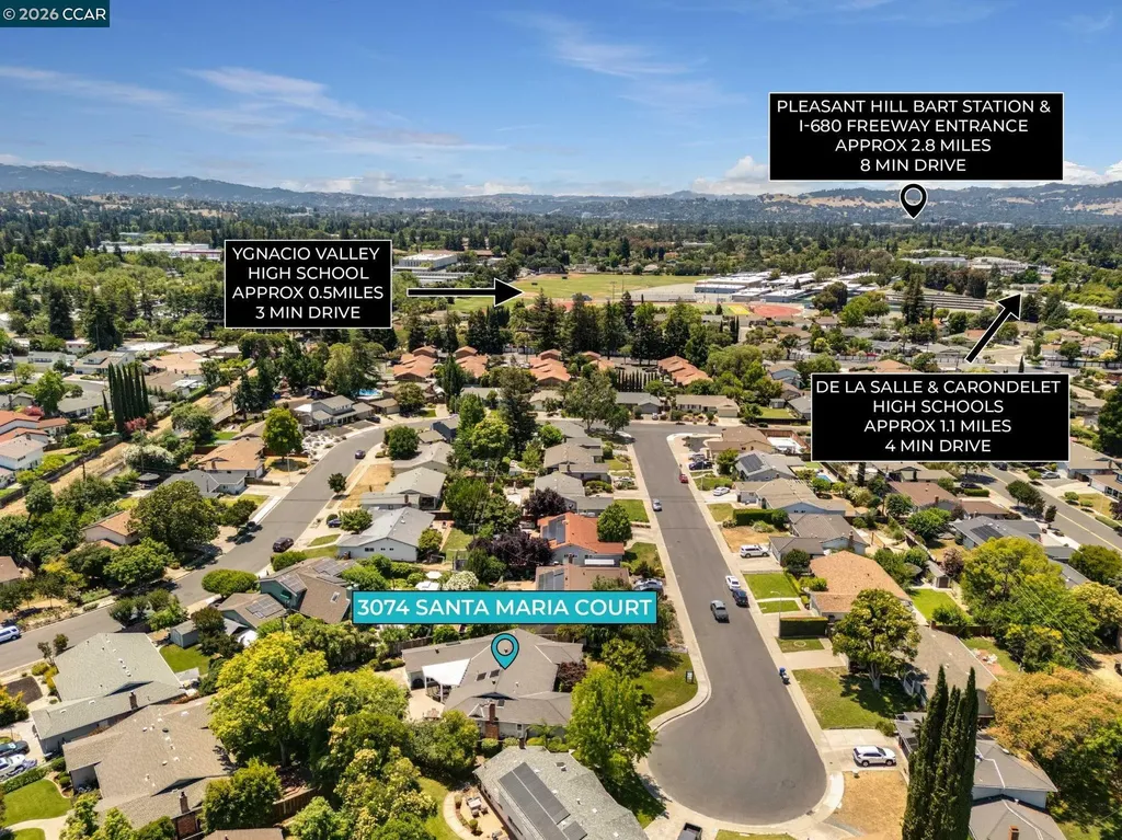 3074 Santa Maria Court Concord CA 94518