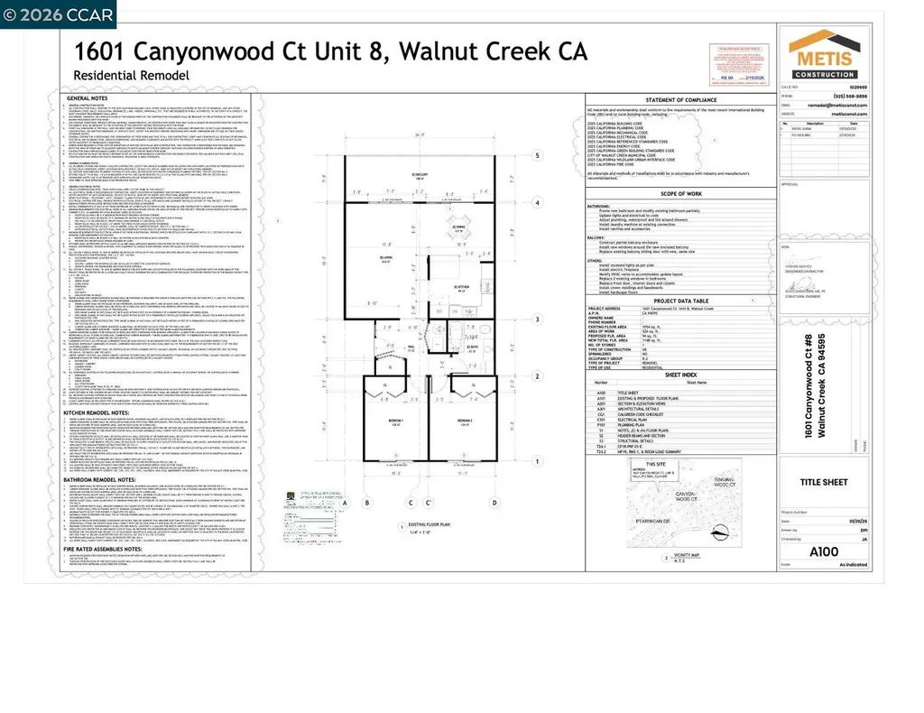 1601 Canyonwood Court Walnut Creek CA 94595