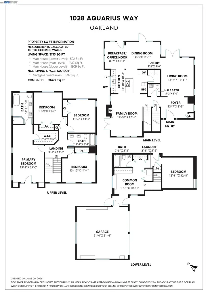 1028 Aquarius Way Oakland CA 94611