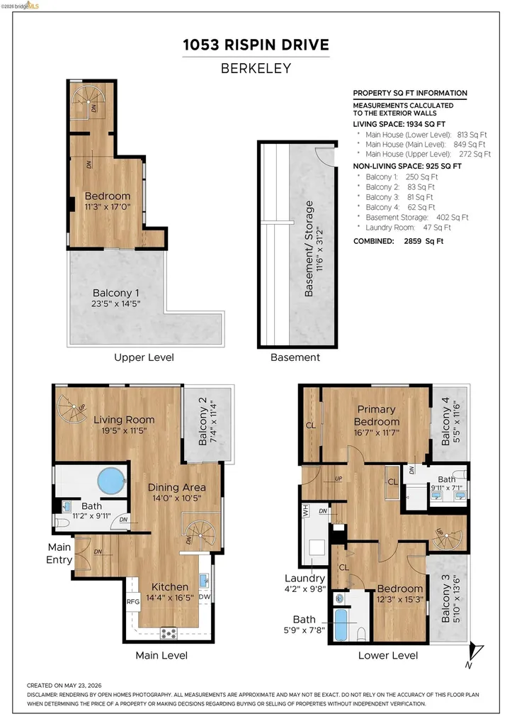 1053 Rispin Drive Berkeley CA 94705