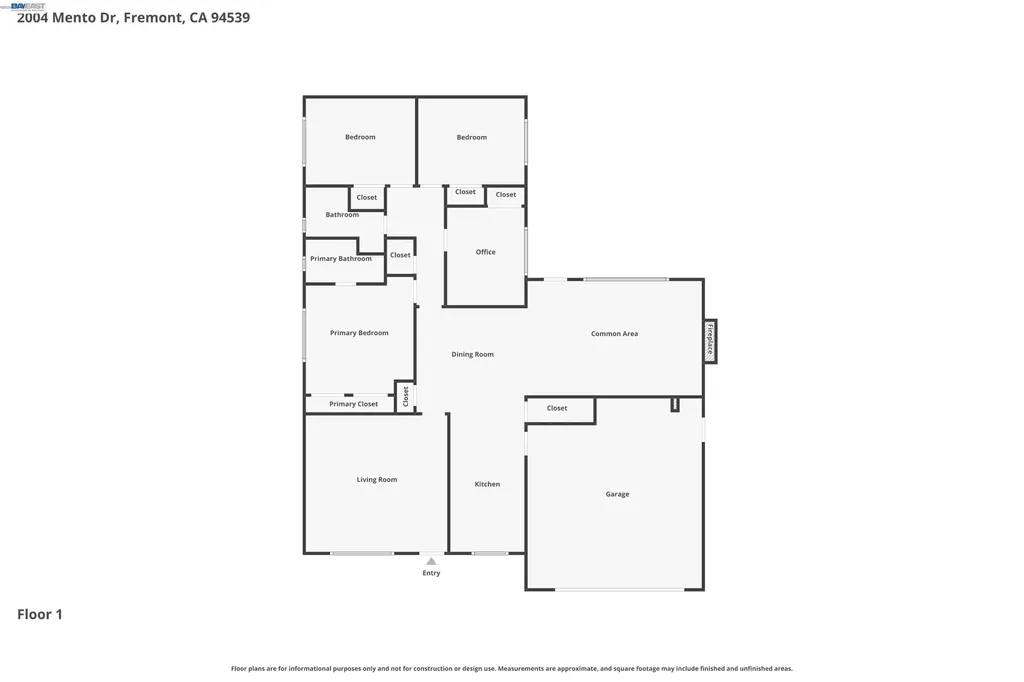 2004 Mento Drive Fremont CA 94539