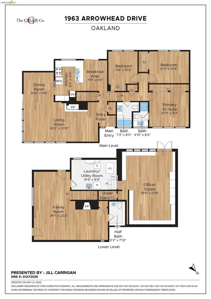 1963 Arrowhead Drive Oakland CA 94611
