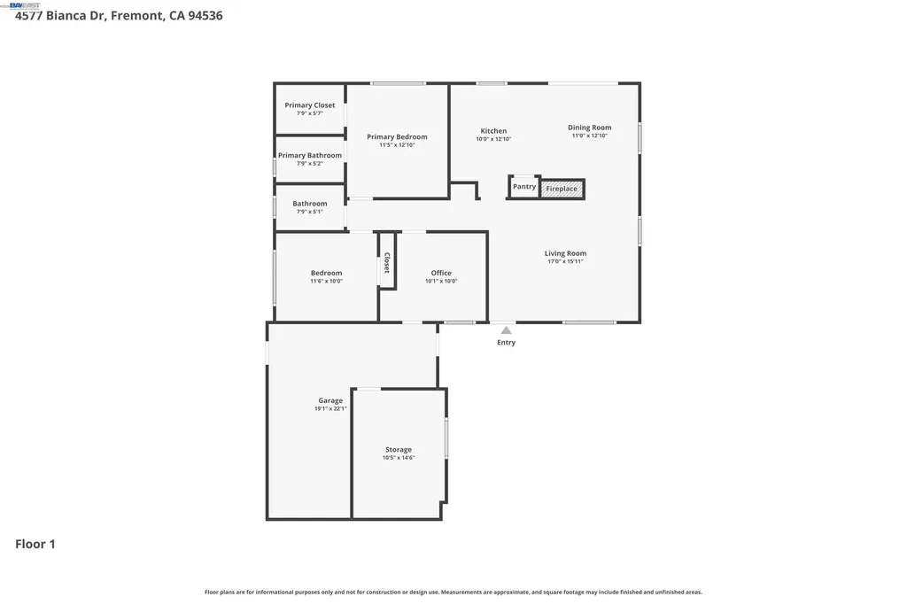 4577 Bianca Drive Fremont CA 94536