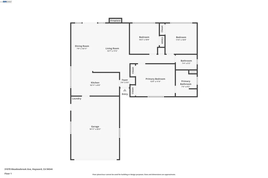 31070 Meadowbrook Avenue Hayward CA 94544