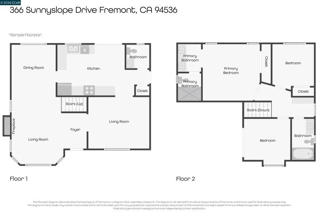 366 Sunnyslope Drive Fremont CA 94536