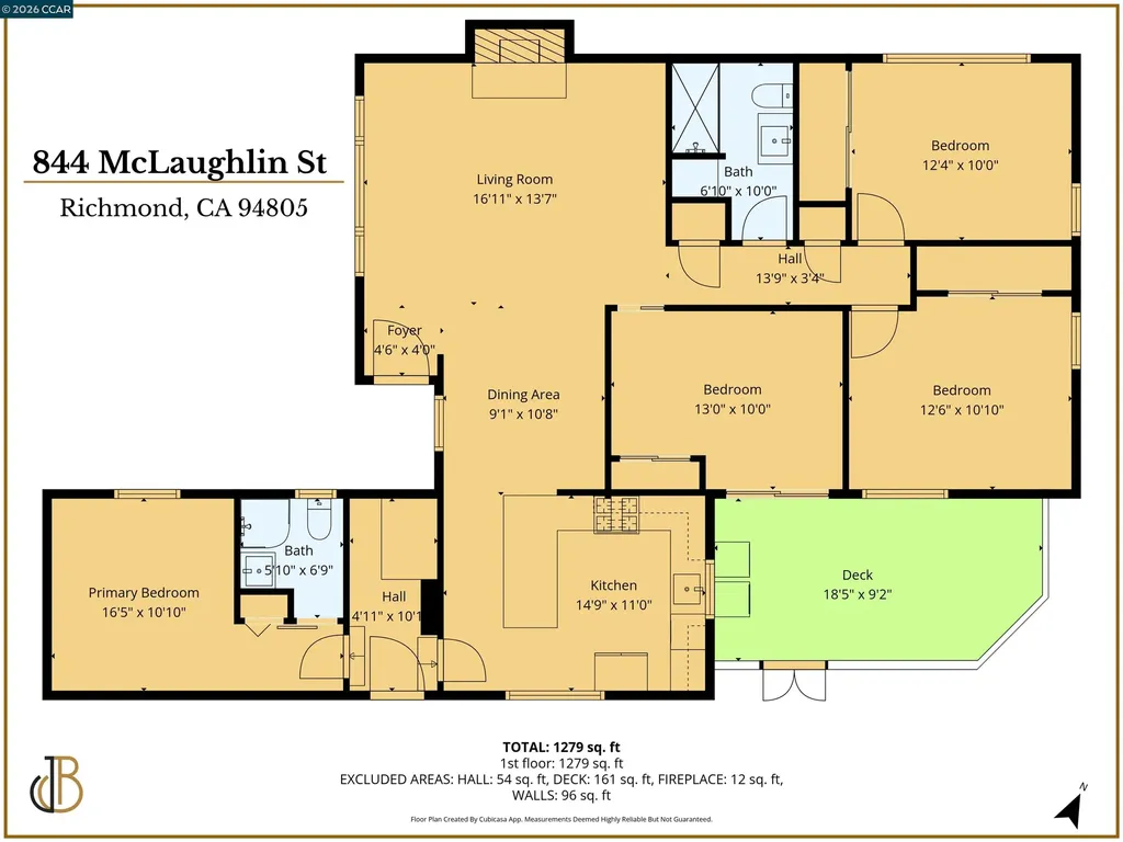 844 Mclaughlin Street Richmond CA 94805
