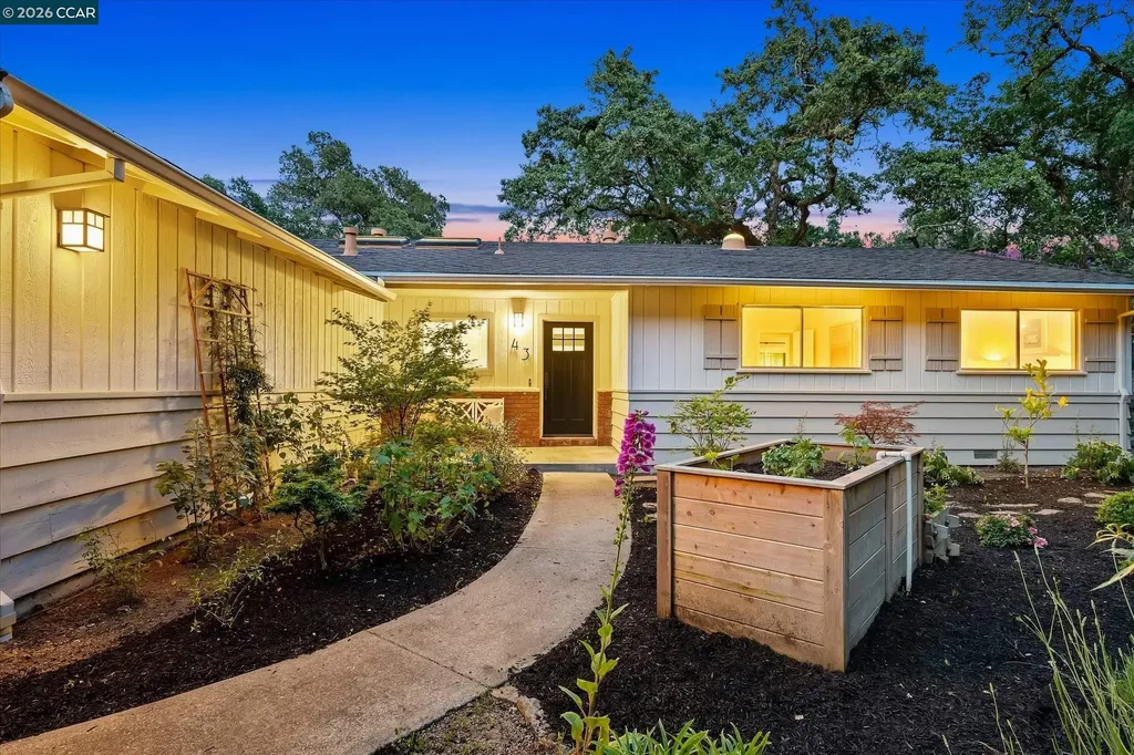 Orinda CA, 43 Monte Vista Road