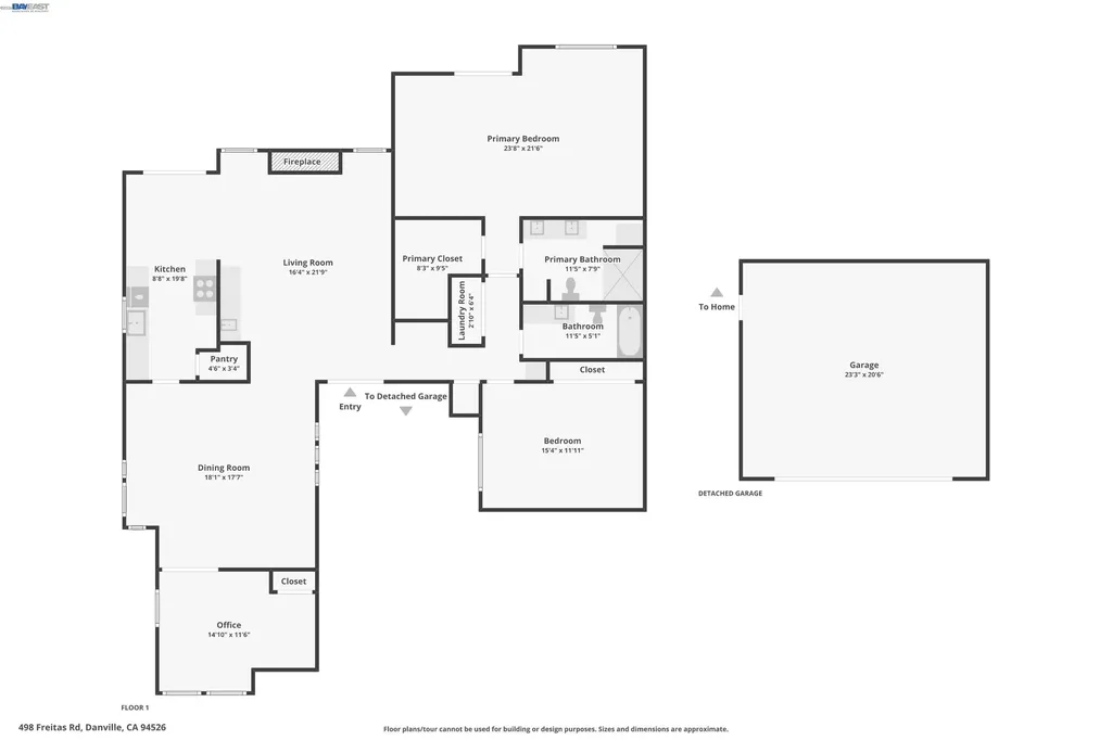 498 Freitas Road Danville CA 94526
