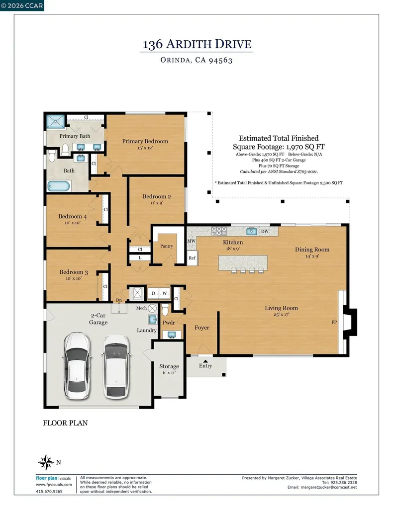 136 Ardith Drive Orinda CA 94563